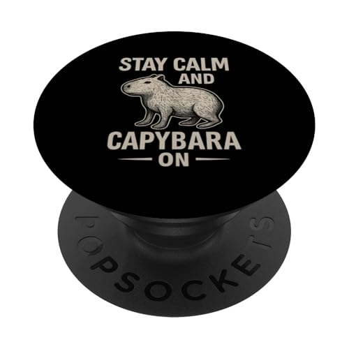 Lustiger Capybara-Liebhaber Nager Wildtiere Capy PopSockets Klebender PopGrip Lustiger Capybara-Liebhaber Nager Wildtiere Capy PopSockets Klebender PopGrip von Funny Capybara Rodent Animal Capy