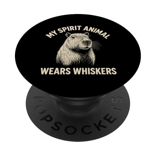 Lustiger Capybara-Liebhaber Nager Wildtiere Capy PopSockets Klebender PopGrip von Funny Capybara Rodent Animal Capy