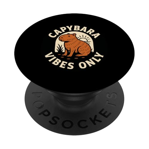 Lustiger Capybara-Liebhaber Nager Wildtiere Capy PopSockets Klebender PopGrip Lustiger Capybara-Liebhaber Nager Wildtiere Capy PopSockets Klebender PopGrip von Funny Capybara Rodent Animal Capy
