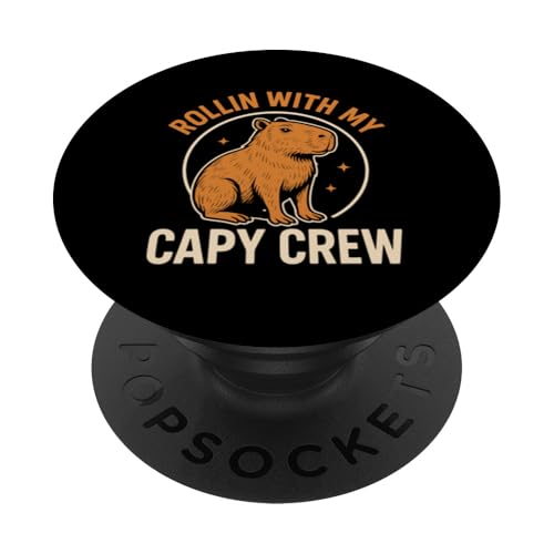 Lustiger Capybara-Liebhaber Nager Wildtiere Capy PopSockets Klebender PopGrip Lustiger Capybara-Liebhaber Nager Wildtiere Capy PopSockets Klebender PopGrip von Funny Capybara Rodent Animal Capy