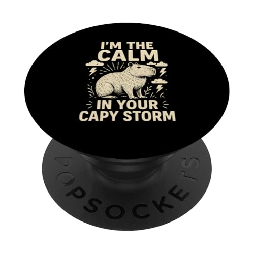 Lustiger Capybara-Liebhaber Nager Wildtiere Capy PopSockets Klebender PopGrip Lustiger Capybara-Liebhaber Nager Wildtiere Capy PopSockets Klebender PopGrip von Funny Capybara Rodent Animal Capy