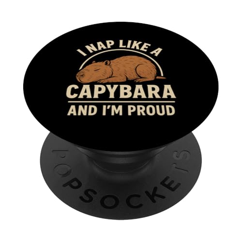 Lustiger Capybara-Liebhaber Nager Wildtiere Capy PopSockets Klebender PopGrip Lustiger Capybara-Liebhaber Nager Wildtiere Capy PopSockets Klebender PopGrip von Funny Capybara Rodent Animal Capy