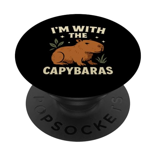 Lustiger Capybara-Liebhaber Nager Wildtiere Capy PopSockets Klebender PopGrip Lustiger Capybara-Liebhaber Nager Wildtiere Capy PopSockets Klebender PopGrip von Funny Capybara Rodent Animal Capy