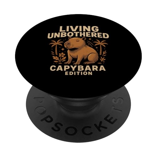 Lustiger Capybara-Liebhaber Nager Wildtiere Capy PopSockets Klebender PopGrip Lustiger Capybara-Liebhaber Nager Wildtiere Capy PopSockets Klebender PopGrip von Funny Capybara Rodent Animal Capy