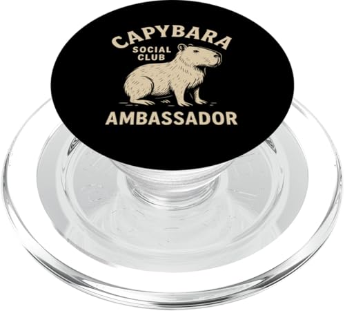 Lustiger Capybara-Liebhaber Nager Wildtiere Capy PopSockets PopGrip für MagSafe Lustiger Capybara-Liebhaber Nager Wildtiere Capy PopSockets PopGrip für MagSafe von Funny Capybara Rodent Animal Capy