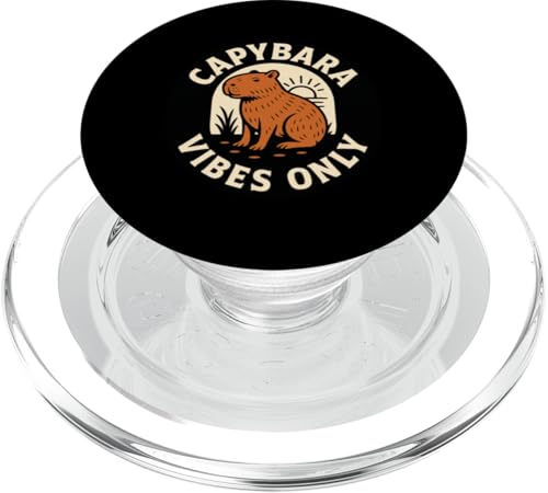 Lustiger Capybara-Liebhaber Nager Wildtiere Capy PopSockets PopGrip für MagSafe von Funny Capybara Rodent Animal Capy