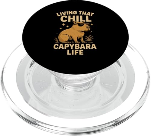 Lustiger Capybara-Liebhaber Nager Wildtiere Capy PopSockets PopGrip für MagSafe Lustiger Capybara-Liebhaber Nager Wildtiere Capy PopSockets PopGrip für MagSafe von Funny Capybara Rodent Animal Capy