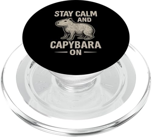 Lustiger Capybara-Liebhaber Nager Wildtiere Capy PopSockets PopGrip für MagSafe Lustiger Capybara-Liebhaber Nager Wildtiere Capy PopSockets PopGrip für MagSafe von Funny Capybara Rodent Animal Capy