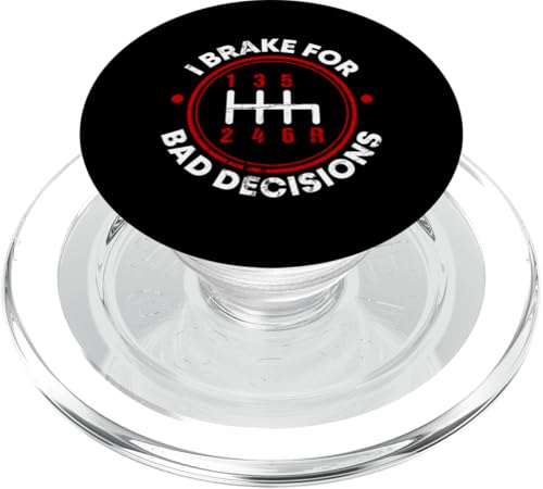 Ich bremse für schlechte Entscheidungen PopSockets PopGrip für MagSafe Ich bremse für schlechte Entscheidungen PopSockets PopGrip für MagSafe von Funny Car Driver Teacher School Students Quotes