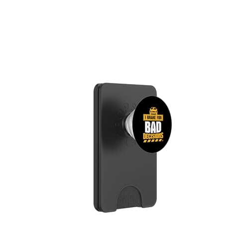 Ich bremse für schlechte Entscheidungen PopSockets PopWallet für MagSafe Ich bremse für schlechte Entscheidungen PopSockets PopWallet für MagSafe von Funny Car Driver Teacher School Students Quotes