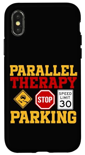 Parallel Parking Therapeut Lustige Fahrschule Hülle für iPhone X/XS Parallel Parking Therapeut Lustige Fahrschule Hülle für iPhone X/XS von Funny Car Driver Teacher School Students Quotes
