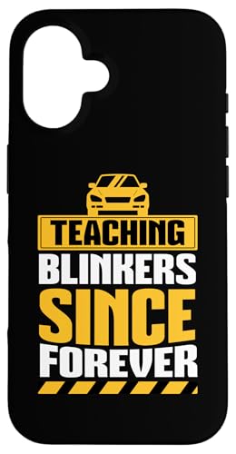 Seit Ewigkeiten Scheuklappen unterrichten Hülle für iPhone 16 von Funny Car Driver Teacher School Students Quotes