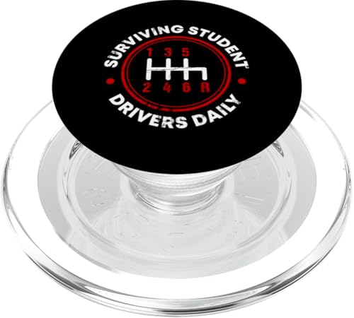 Überlebende Schülerfahrer täglich PopSockets PopGrip für MagSafe Überlebende Schülerfahrer täglich PopSockets PopGrip für MagSafe von Funny Car Driver Teacher School Students Quotes