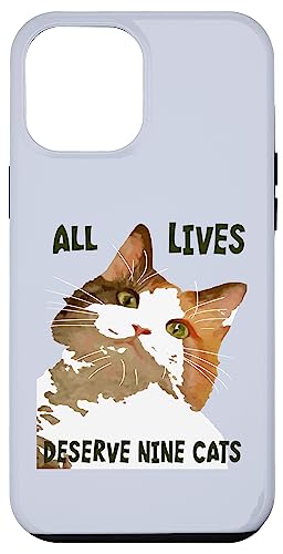 All Lives Derserve Nine Cats Calico Katzenkunst Hülle für iPhone 12 Pro Max All Lives Derserve Nine Cats Calico Katzenkunst Hülle für iPhone 12 Pro Max von Funny Cat Quote Tees and Amusing Cat Gifts taiche