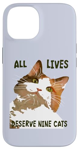 All Lives Derserve Nine Cats Calico Katzenkunst Hülle für iPhone 14 All Lives Derserve Nine Cats Calico Katzenkunst Hülle für iPhone 14 von Funny Cat Quote Tees and Amusing Cat Gifts taiche