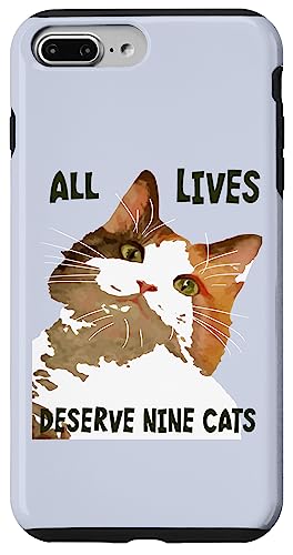All Lives Derserve Nine Cats Calico Katzenkunst Hülle für iPhone 7 Plus/8 Plus All Lives Derserve Nine Cats Calico Katzenkunst Hülle für iPhone 7 Plus/8 Plus von Funny Cat Quote Tees and Amusing Cat Gifts taiche