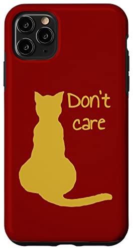 Don't Care Cat Zitat Cartoon Vektor Ausschnitt Hülle für iPhone 11 Pro Max Don't Care Cat Zitat Cartoon Vektor Ausschnitt Hülle für iPhone 11 Pro Max von Funny Cat Quote Tees and Amusing Cat Gifts taiche