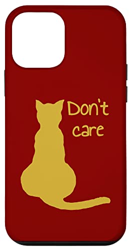Don't Care Cat Zitat Cartoon Vektor Ausschnitt Hülle für iPhone 12 mini Don't Care Cat Zitat Cartoon Vektor Ausschnitt Hülle für iPhone 12 mini von Funny Cat Quote Tees and Amusing Cat Gifts taiche
