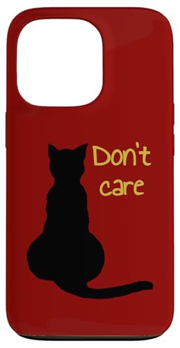 Don't Care Cat Zitat Cartoon Vektor Ausschnitt Hülle für iPhone 13 Pro Don't Care Cat Zitat Cartoon Vektor Ausschnitt Hülle für iPhone 13 Pro von Funny Cat Quote Tees and Amusing Cat Gifts taiche