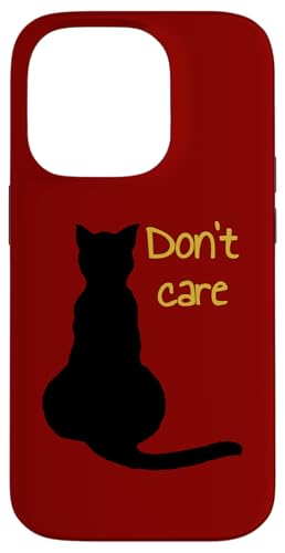 Don't Care Cat Zitat Cartoon Vektor Ausschnitt Hülle für iPhone 14 Pro Don't Care Cat Zitat Cartoon Vektor Ausschnitt Hülle für iPhone 14 Pro von Funny Cat Quote Tees and Amusing Cat Gifts taiche