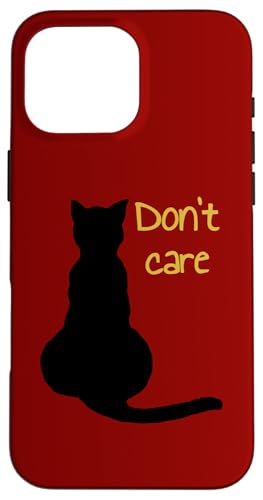 Don't Care Cat Zitat Cartoon Vektor Ausschnitt Hülle für iPhone 16 Pro Max Don't Care Cat Zitat Cartoon Vektor Ausschnitt Hülle für iPhone 16 Pro Max von Funny Cat Quote Tees and Amusing Cat Gifts taiche