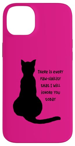 Es gibt jede Möglichkeit, ich werde dich heute ignorieren, Katze Hülle für iPhone 14 Plus Es gibt jede Möglichkeit, ich werde dich heute ignorieren, Katze Hülle für iPhone 14 Plus von Funny Cat Quote Tees and Amusing Cat Gifts taiche