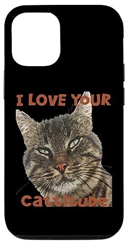 I Love Your Cattitude Lustiges Wortspiel Zitat Hülle für iPhone 12/12 Pro I Love Your Cattitude Lustiges Wortspiel Zitat Hülle für iPhone 12/12 Pro von Funny Cat Quote Tees and Amusing Cat Gifts taiche