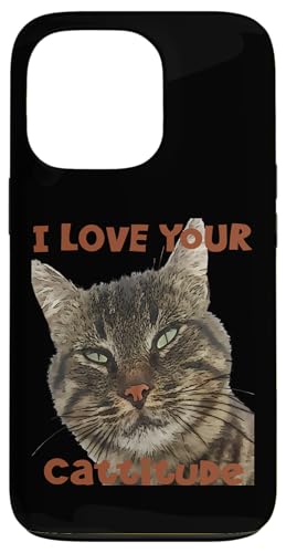 I Love Your Cattitude Lustiges Wortspiel Zitat Hülle für iPhone 13 Pro I Love Your Cattitude Lustiges Wortspiel Zitat Hülle für iPhone 13 Pro von Funny Cat Quote Tees and Amusing Cat Gifts taiche