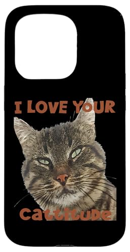 I Love Your Cattitude Lustiges Wortspiel Zitat Hülle für iPhone 15 Pro I Love Your Cattitude Lustiges Wortspiel Zitat Hülle für iPhone 15 Pro von Funny Cat Quote Tees and Amusing Cat Gifts taiche