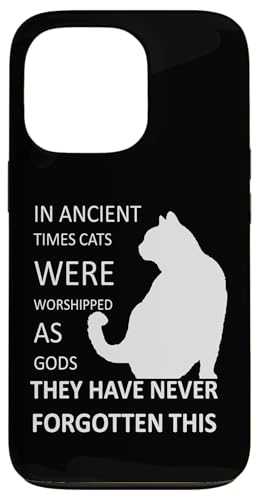 In der Antike wurden Katzen als Götter verehrt v3 Hülle für iPhone 13 Pro In der Antike wurden Katzen als Götter verehrt v3 Hülle für iPhone 13 Pro von Funny Cat Quote Tees and Amusing Cat Gifts taiche