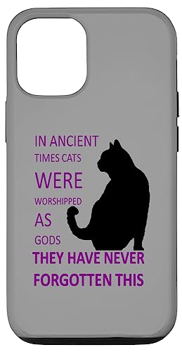 In der Antike wurden Katzen als Götter verehrt v7 Hülle für iPhone 12/12 Pro In der Antike wurden Katzen als Götter verehrt v7 Hülle für iPhone 12/12 Pro von Funny Cat Quote Tees and Amusing Cat Gifts taiche