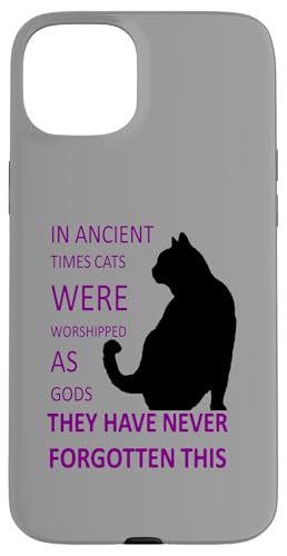 In der Antike wurden Katzen als Götter verehrt v7 Hülle für iPhone 15 Plus In der Antike wurden Katzen als Götter verehrt v7 Hülle für iPhone 15 Plus von Funny Cat Quote Tees and Amusing Cat Gifts taiche
