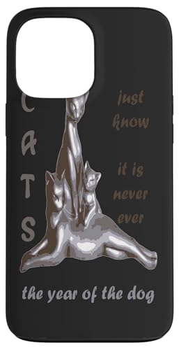 Katzen wissen einfach, dass es niemals das Jahr des Hundes ist Hülle für iPhone 13 Pro Max Katzen wissen einfach, dass es niemals das Jahr des Hundes ist Hülle für iPhone 13 Pro Max von Funny Cat Quote Tees and Amusing Cat Gifts taiche