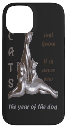 Katzen wissen einfach, dass es niemals das Jahr des Hundes ist Hülle für iPhone 14 Katzen wissen einfach, dass es niemals das Jahr des Hundes ist Hülle für iPhone 14 von Funny Cat Quote Tees and Amusing Cat Gifts taiche