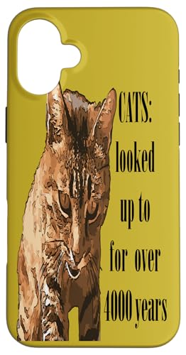 Katzen: Seit über 4000 Jahren nachgeschaut Hülle für iPhone 16 Plus Katzen: Seit über 4000 Jahren nachgeschaut Hülle für iPhone 16 Plus von Funny Cat Quote Tees and Amusing Cat Gifts taiche