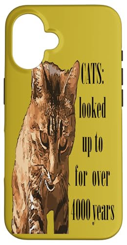 Katzen: Seit über 4000 Jahren nachgeschaut Hülle für iPhone 16 Katzen: Seit über 4000 Jahren nachgeschaut Hülle für iPhone 16 von Funny Cat Quote Tees and Amusing Cat Gifts taiche