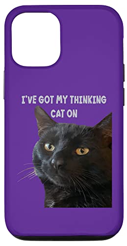 Lustiges Wortspiel mit Zitat "I 've Got My Thinking Cat" Hülle für iPhone 12/12 Pro Lustiges Wortspiel mit Zitat "I 've Got My Thinking Cat" Hülle für iPhone 12/12 Pro von Funny Cat Quote Tees and Amusing Cat Gifts taiche