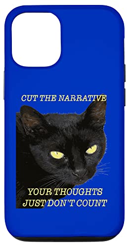 Zitat "Cut The Narrative Your Thoughts Just Don't Count Cat" Hülle für iPhone 12/12 Pro Zitat "Cut The Narrative Your Thoughts Just Don't Count Cat" Hülle für iPhone 12/12 Pro von Funny Cat Quote Tees and Amusing Cat Gifts taiche
