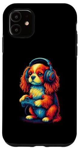 Cavalier King Charles Spaniel Retro Gamer Vintage Gaming Hund Hülle für iPhone 11 Cavalier King Charles Spaniel Retro Gamer Vintage Gaming Hund Hülle für iPhone 11 von Funny Cavalier 80s Synthwave Vaporwave Dog Designs