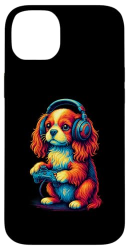Cavalier King Charles Spaniel Retro Gamer Vintage Gaming Hund Hülle für iPhone 14 Plus Cavalier King Charles Spaniel Retro Gamer Vintage Gaming Hund Hülle für iPhone 14 Plus von Funny Cavalier 80s Synthwave Vaporwave Dog Designs