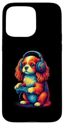Cavalier King Charles Spaniel Retro Gamer Vintage Gaming Hund Hülle für iPhone 15 Pro Max Cavalier King Charles Spaniel Retro Gamer Vintage Gaming Hund Hülle für iPhone 15 Pro Max von Funny Cavalier 80s Synthwave Vaporwave Dog Designs