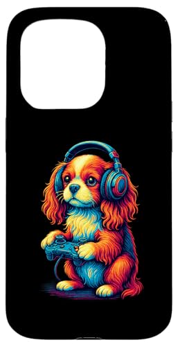 Cavalier King Charles Spaniel Retro Gamer Vintage Gaming Hund Hülle für iPhone 15 Pro Cavalier King Charles Spaniel Retro Gamer Vintage Gaming Hund Hülle für iPhone 15 Pro von Funny Cavalier 80s Synthwave Vaporwave Dog Designs