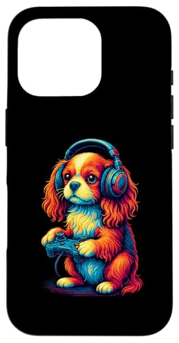 Cavalier King Charles Spaniel Retro Gamer Vintage Gaming Hund Hülle für iPhone 16 Pro Cavalier King Charles Spaniel Retro Gamer Vintage Gaming Hund Hülle für iPhone 16 Pro von Funny Cavalier 80s Synthwave Vaporwave Dog Designs