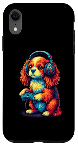 Cavalier King Charles Spaniel Retro Gamer Vintage Gaming Hund Hülle für iPhone XR Cavalier King Charles Spaniel Retro Gamer Vintage Gaming Hund Hülle für iPhone XR von Funny Cavalier 80s Synthwave Vaporwave Dog Designs