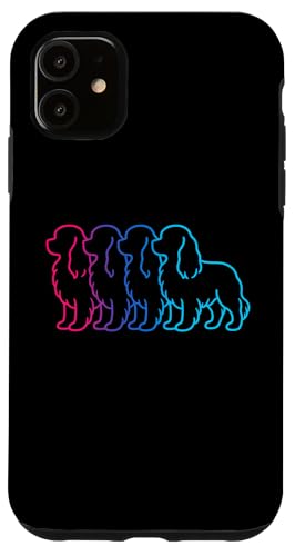 Cavalier King Charles Spaniel Retro Silhouette Synthwave Hund Hülle für iPhone 11 Cavalier King Charles Spaniel Retro Silhouette Synthwave Hund Hülle für iPhone 11 von Funny Cavalier 80s Synthwave Vaporwave Dog Designs