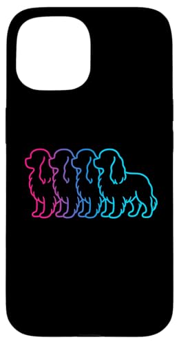 Cavalier King Charles Spaniel Retro Silhouette Synthwave Hund Hülle für iPhone 15 Cavalier King Charles Spaniel Retro Silhouette Synthwave Hund Hülle für iPhone 15 von Funny Cavalier 80s Synthwave Vaporwave Dog Designs