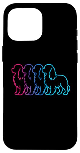 Cavalier King Charles Spaniel Retro Silhouette Synthwave Hund Hülle für iPhone 16 Pro Max Cavalier King Charles Spaniel Retro Silhouette Synthwave Hund Hülle für iPhone 16 Pro Max von Funny Cavalier 80s Synthwave Vaporwave Dog Designs