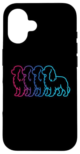 Cavalier King Charles Spaniel Retro Silhouette Synthwave Hund Hülle für iPhone 16 Cavalier King Charles Spaniel Retro Silhouette Synthwave Hund Hülle für iPhone 16 von Funny Cavalier 80s Synthwave Vaporwave Dog Designs