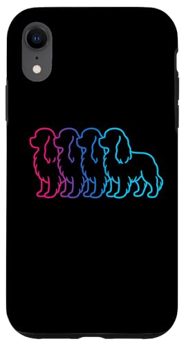 Cavalier King Charles Spaniel Retro Silhouette Synthwave Hund Hülle für iPhone XR Cavalier King Charles Spaniel Retro Silhouette Synthwave Hund Hülle für iPhone XR von Funny Cavalier 80s Synthwave Vaporwave Dog Designs