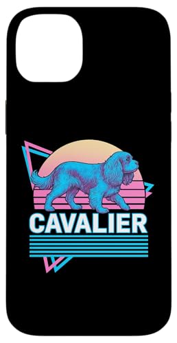 Cavalier King Charles Spaniel im Retro-Stil im Vintage-Synthwave-Stil Hülle für iPhone 14 Plus Cavalier King Charles Spaniel im Retro-Stil im Vintage-Synthwave-Stil Hülle für iPhone 14 Plus von Funny Cavalier 80s Synthwave Vaporwave Dog Designs